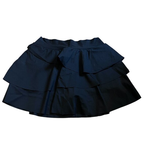 Halara Tiered Active 2in1 Mini Skirt with Shorts Sz XS Womens Black - Picture 2 of 7